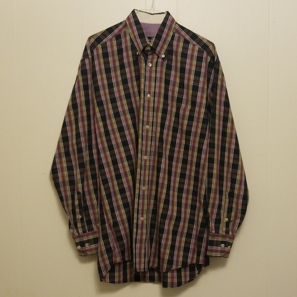 Turrau Made in Spain Navy/Purple Casual Shirt